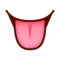 Tongue emoji on Emojidex